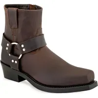 Stivali bassi in pelle biker boots Old West MB2059 Stivali bassi in pelle biker boots Old West MB2059