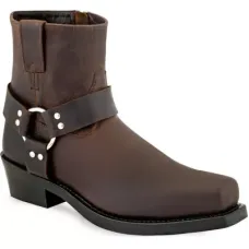 Stivali bassi in pelle biker boots Old West MB2059 Stivali bassi in pelle biker boots Old West MB2059