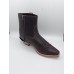 Stivaletti in pelle Western Boots Old West Zip Brown