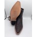 Stivaletti in pelle Western Boots Old West Zip Brown