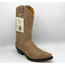 Stivali in pelle Western Princess by Bryan PBB3241BEIGE Stivali in pelle Western Princess by Bryan PBB3241BEIGE