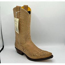 Stivali in pelle Western Princess by Bryan PBB3242BEIGE Stivali in pelle Western Princess by Bryan PBB3242BEIGE