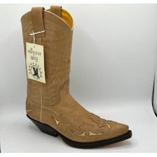 Stivali in pelle Western Princess by Bryan PBB3242BEIGETANGO Stivali in pelle Western Princess by Bryan PBB3242BEIGETANGO