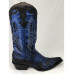 Stivali in pelle Western Go West Juarez Blue Black Stivali in pelle Western Go West Juarez Blue Black