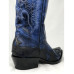 Stivali in pelle Western Go West Juarez Blue Black Stivali in pelle Western Go West Juarez Blue Black