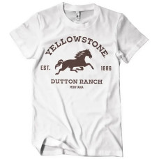 T-Shirt Yellowstone Est.1886 White