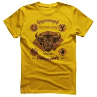 T-Shirt Yellowstone Cowboy Poker Yellow T-Shirt Yellowstone Cowboy Poker Yellow