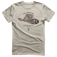 T-Shirt Yellowstone Not My First Rodeo Khaki