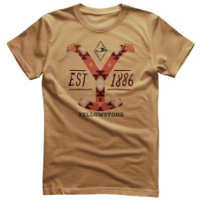 T-Shirt Yellowstone Native Logo gold T-Shirt Yellowstone Native Logo gold