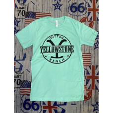 T-Shirt Yellowstone Dutton Ranch Mint T-Shirt Yellowstone Dutton Ranch Mint