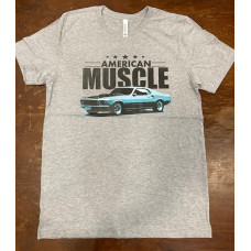 T-Shirt American Muscle Grey T-Shirt American Muscle Grey