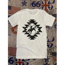 T-Shirt Bronc Rider White T-Shirt Bronc Rider White