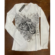 Top maglia Bus Stop Motorcycle Top maglia Bus Stop Motorcycle