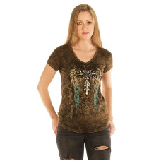 T-Shirt Liberty Wear Wings and Cross T-Shirt Liberty Wear Wings and Cross