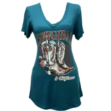 T-Shirt Liberty Wear Cowgirls & Wildflowers