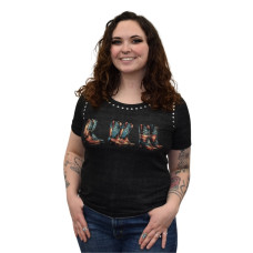 T-Shirt Liberty Wear Western Boots T-Shirt Liberty Wear Western Boots
