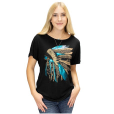 T-Shirt Liberty Wear Vibrant Headdress T-Shirt Liberty Wear Vibrant Headdress