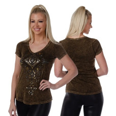 T-Shirt Liberty Wear Geometric Gold Foil