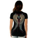 T-Shirt Liberty Wear Vintage Wings and Stars Black