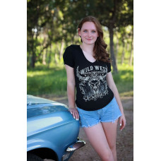 T-Shirt Liberty Wear Wild West Steer T-Shirt Liberty Wear Wild West Steer