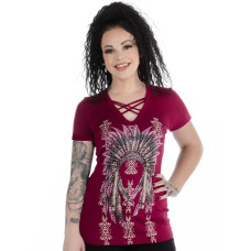 T-Shirt Liberty Wear Native American Headdress T-Shirt Liberty Wear Native American Headdress