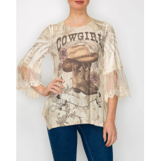 Top Origami Apparel Cowgirl